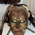 bu-04802-2 papua-neuguinea mittlerer sepik,kopftrofäe,ausstellung,arn